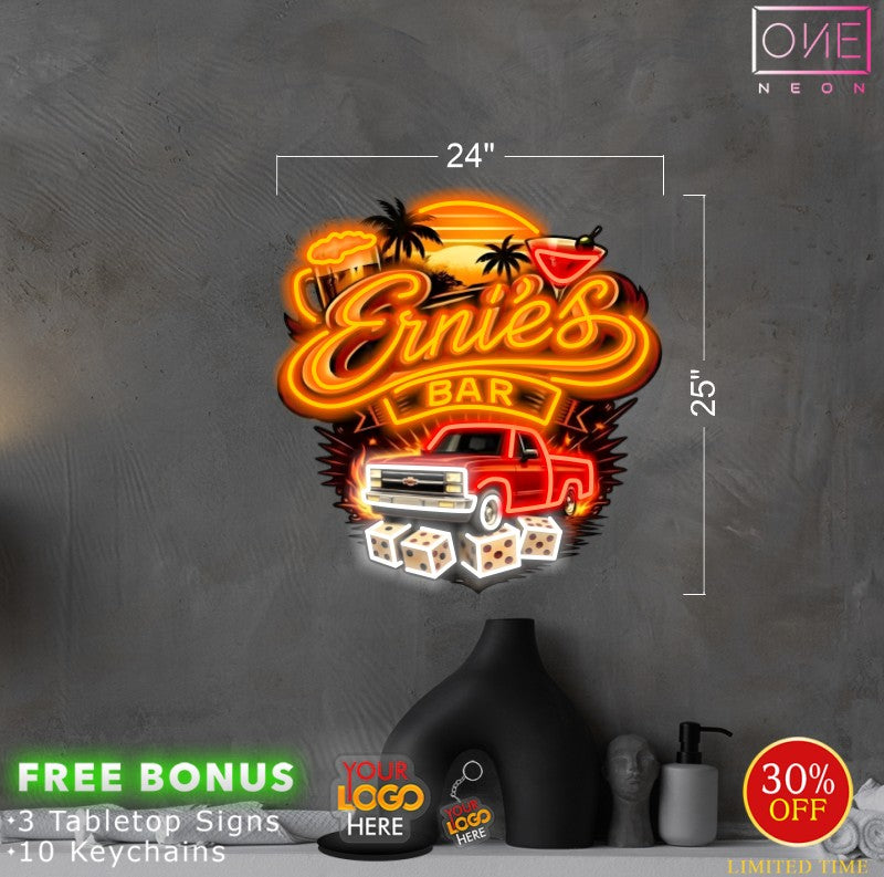 Ernie’s Bar | LED Neon Sign
