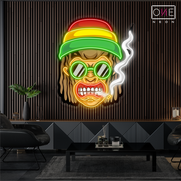 Rasta Vibes Artwork Led Neon Sign