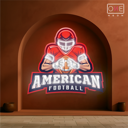 American Football Artwork Led Neon Sign