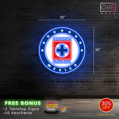 Deportivo Cruz Azul | LED Neon Sign (INDOOR)