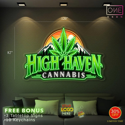 High Haven and Auntie B’s Spot | LED Neon Sign (waterproof)