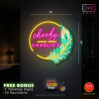 Cheeky Charlie's | Led Neon Sign