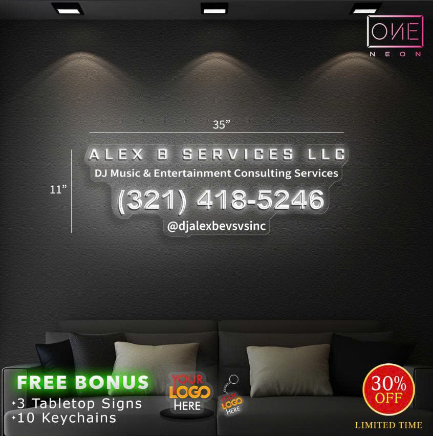 ALEX B SERVICES LLC | LED Neon Sign