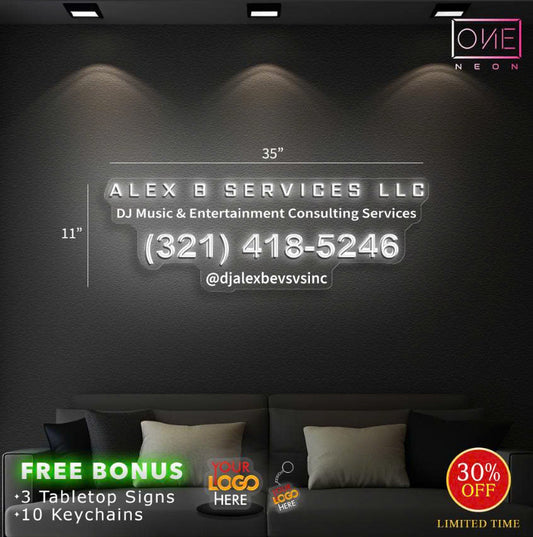 ALEX B SERVICES LLC | LED Neon Sign