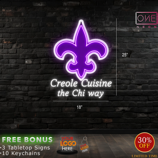 Creole Cuisine The Chi Way | Led Neon Sign