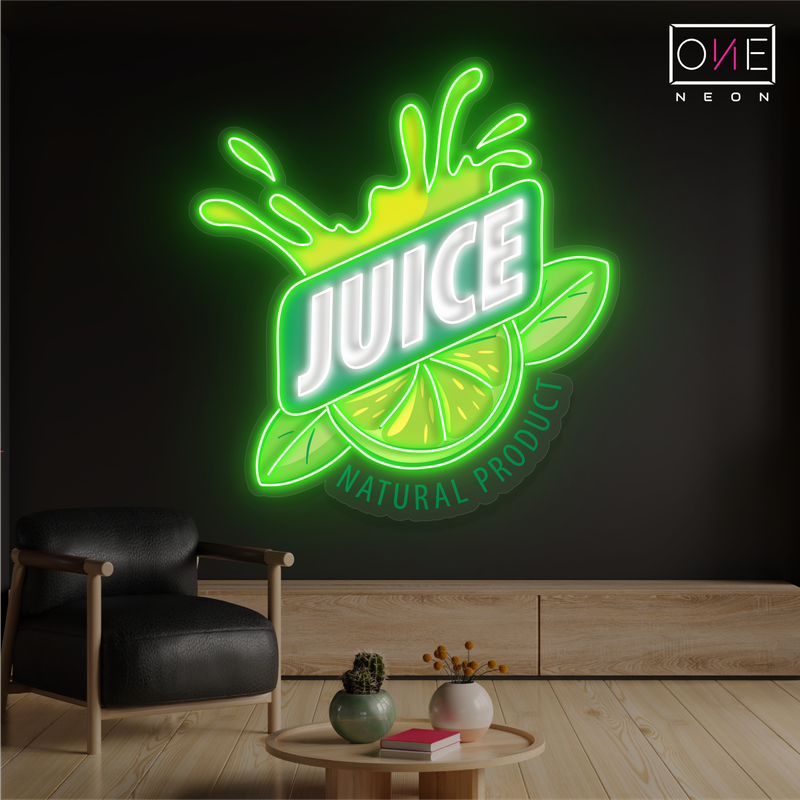 Lemon Juice Artwork Led Neon Sign