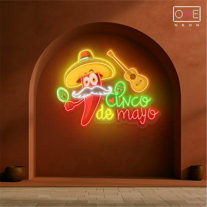 Cinco de Mayo Artwork Led Neon Sign