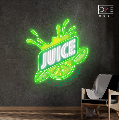 Lemon Juice Artwork Led Neon Sign