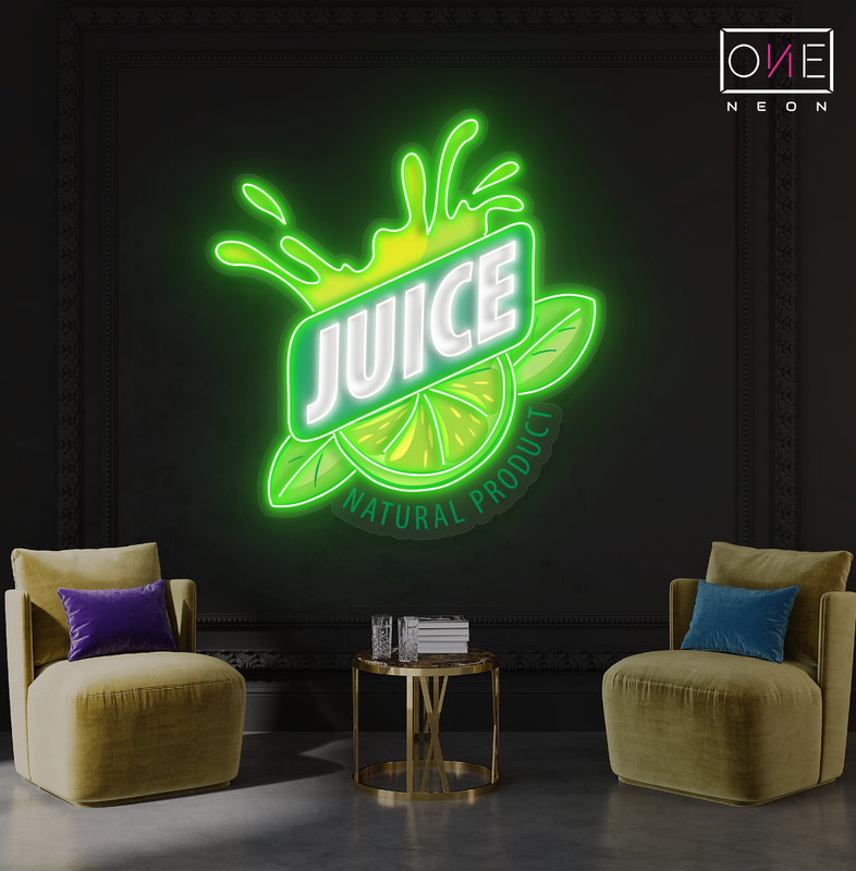 Lemon Juice Artwork Led Neon Sign