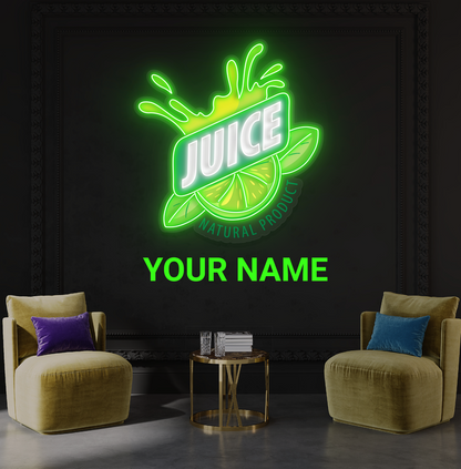 Lemon Juice Artwork Led Neon Sign