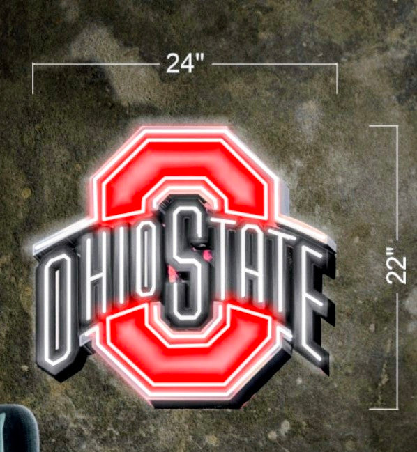 Ohio State And Buck country | LED Neon Sign (2 signs)