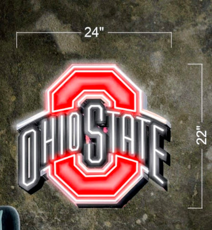 Ohio State And Buck country | LED Neon Sign (2 signs)