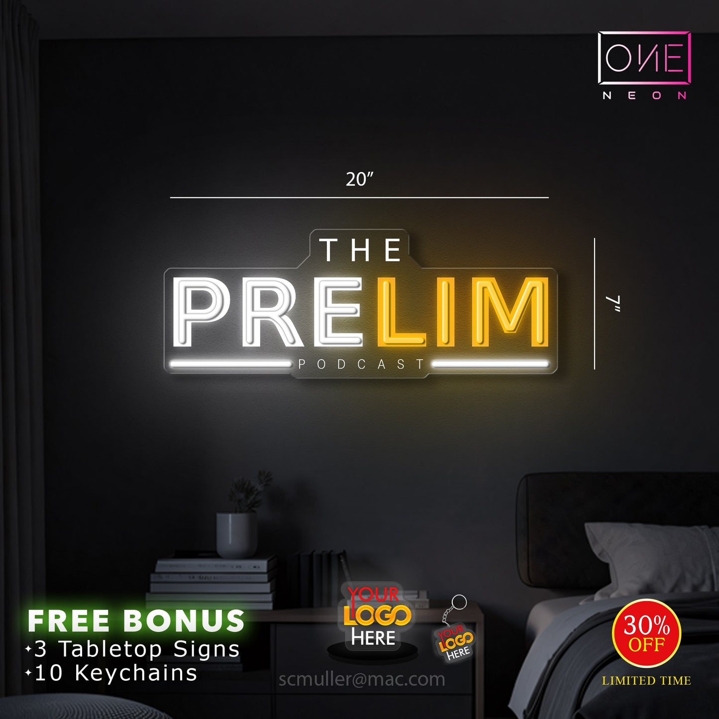 THE PRELIM | LED Neon Sign