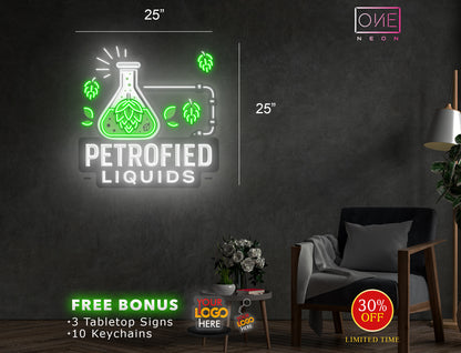 PETROFIED LIQUIDS | Led Neon Sign