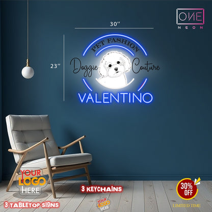 Valentino+ Sewing Studio ( 2 signs) | Led Neon Sign