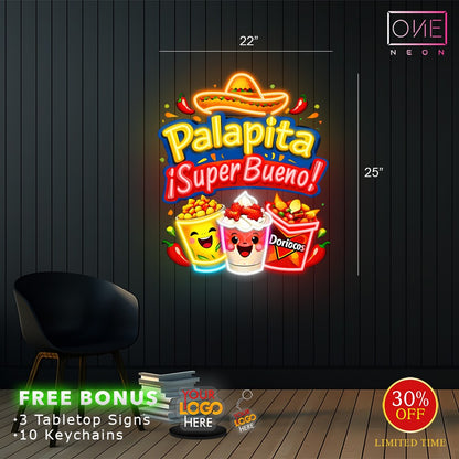 Palapita de Super Bueno | Led Neon Sign