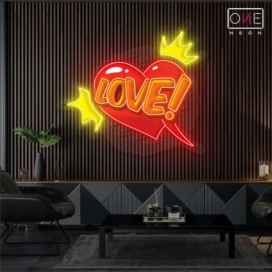 Royal Love Artwork Led Neon Sign