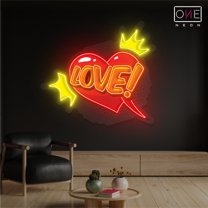 Royal Love Artwork Led Neon Sign