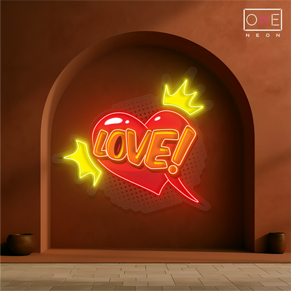 Royal Love Artwork Led Neon Sign