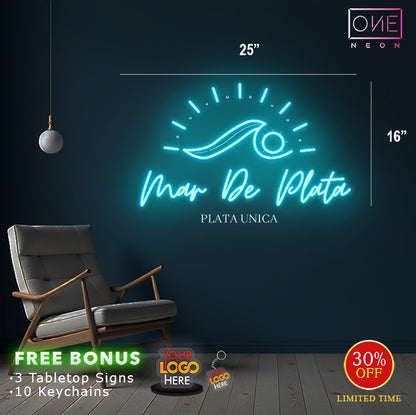 Mar de plata | Led Neon Sign