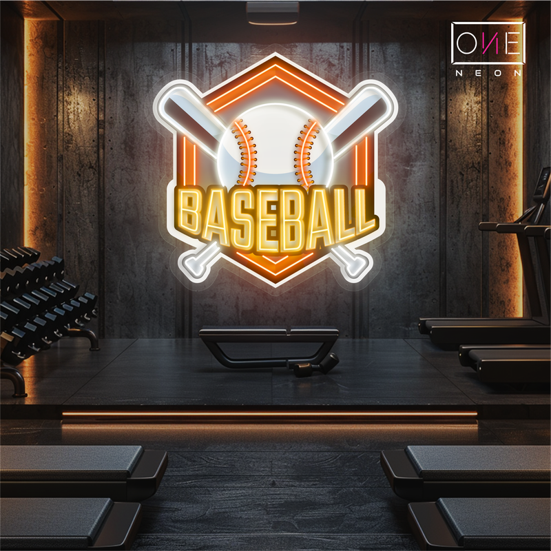 Custom Led Baseball Sign Baseball Artwork Led Neon Sign – ONE Neon™ Sign