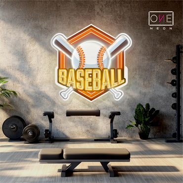 Baseball Artwork Led Neon Sign