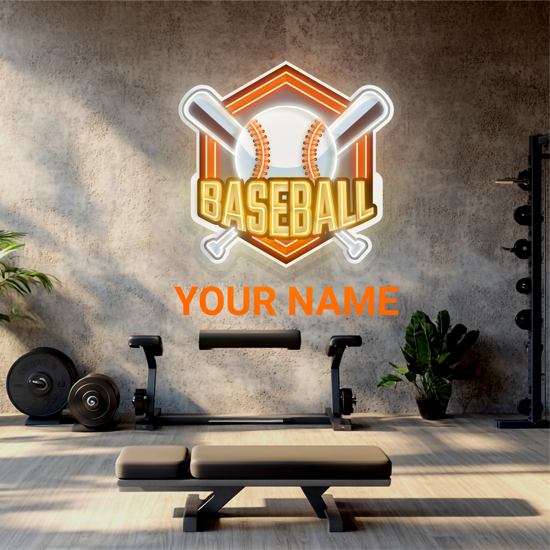 Baseball Artwork Led Neon Sign