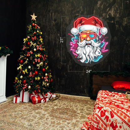 Cool Christmas Santa LED Neon Sign