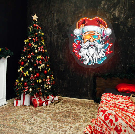 Cool Christmas Santa LED Neon Sign