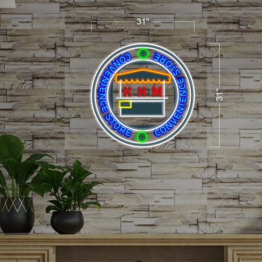 KHM Convenience Store (outdoor) | Led Neon Sign