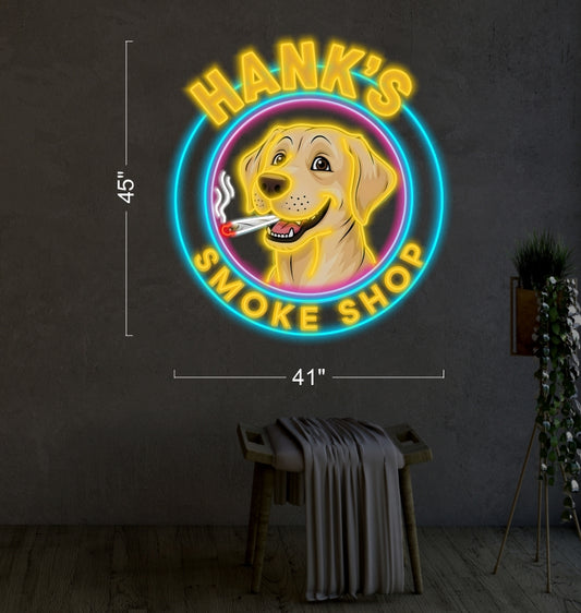 HANK'S SMOKE SHOP | Led Neon Sign