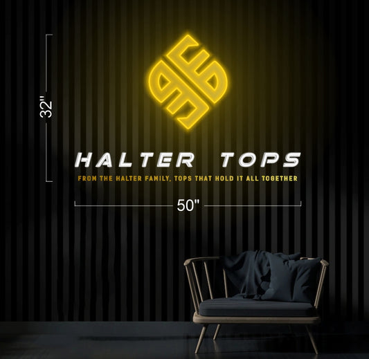 HALTER TOPS | LED Neon Sign