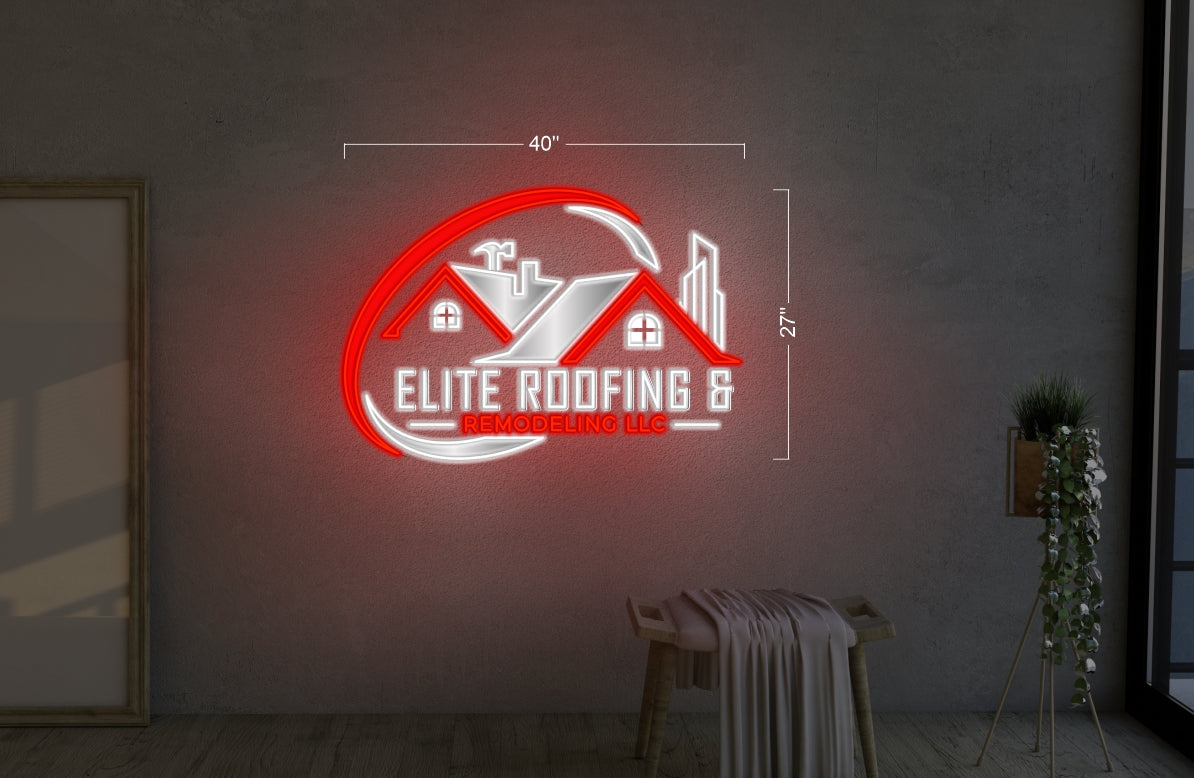 ELITE ROOFING & REMODELING LLC | LED Neon Sign