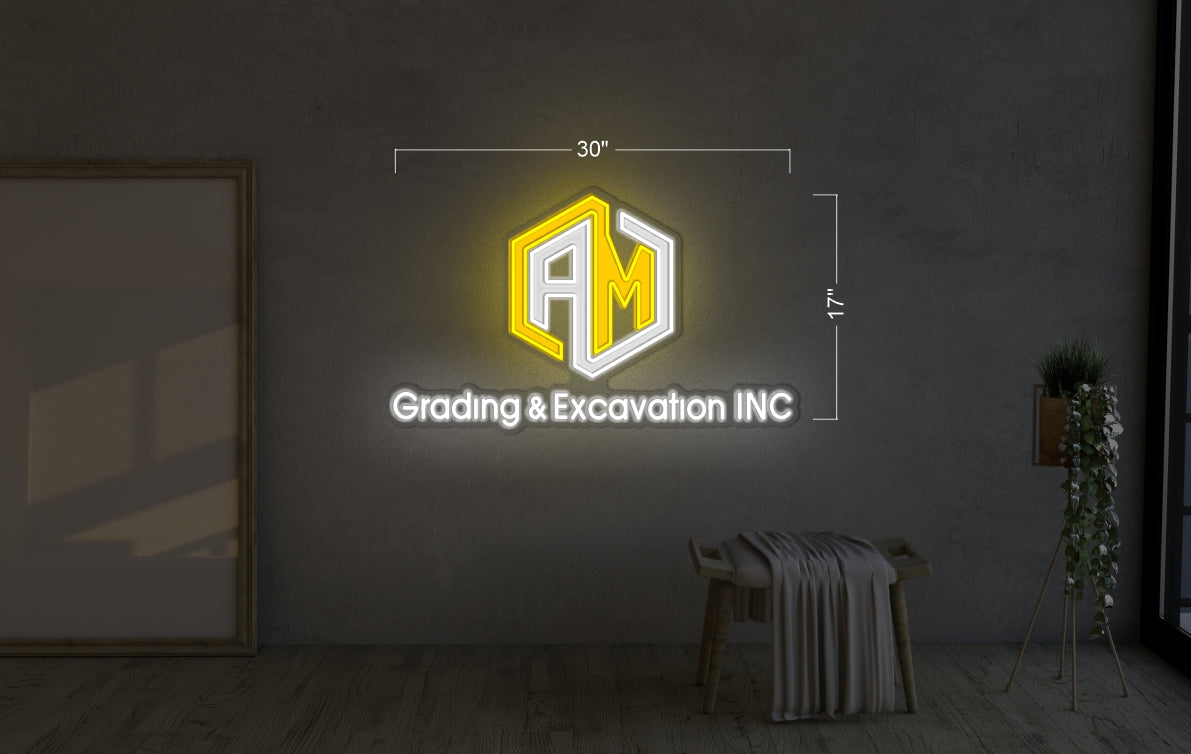 Grading & Excavation INC | LED Neon Sign