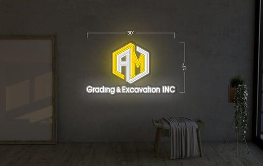 Grading & Excavation INC | LED Neon Sign