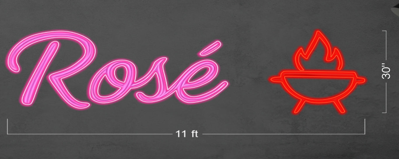 Rose | 3 Neon Signs (waterproof option)