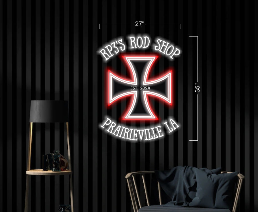 RP3'S ROD SHOP PRAIRIEVILLE LA | Led Neon Sign (outdoor)