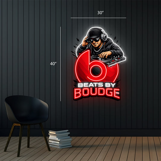 BEATS BY BOUGE | Led Neon Sign (outdoor)