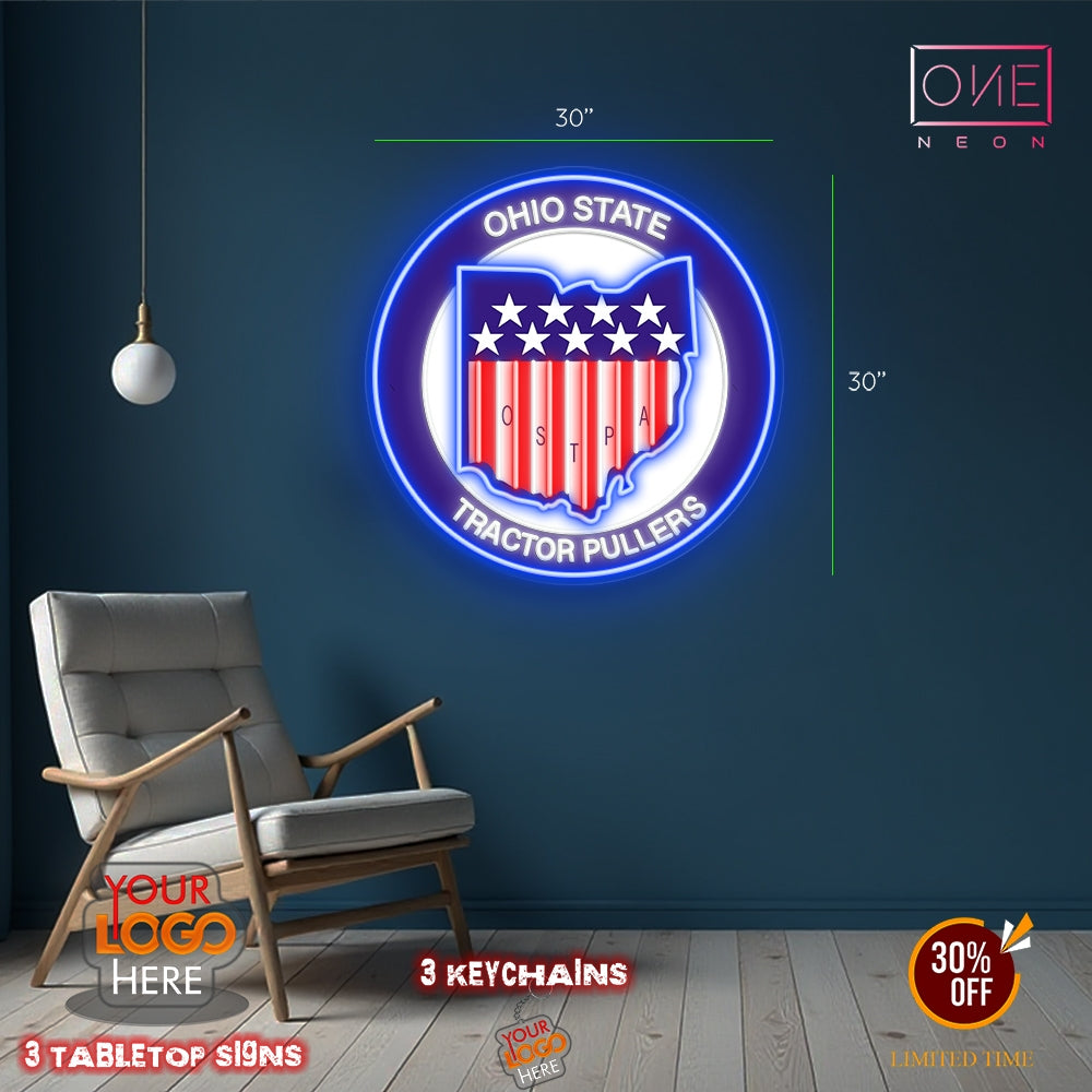 OHIO STATE | LED Neon Sign (EXPRESS SHIPPING)