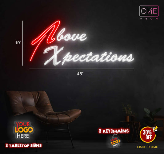Above Expectations | Led Neon Sign