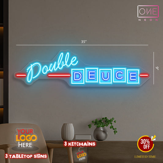 DOUBLE DEUCE | LED Neon Sign