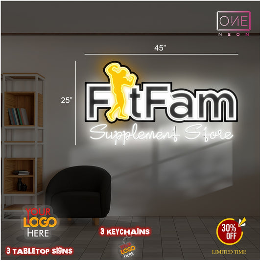 FIT FAM | LED Neon Sign