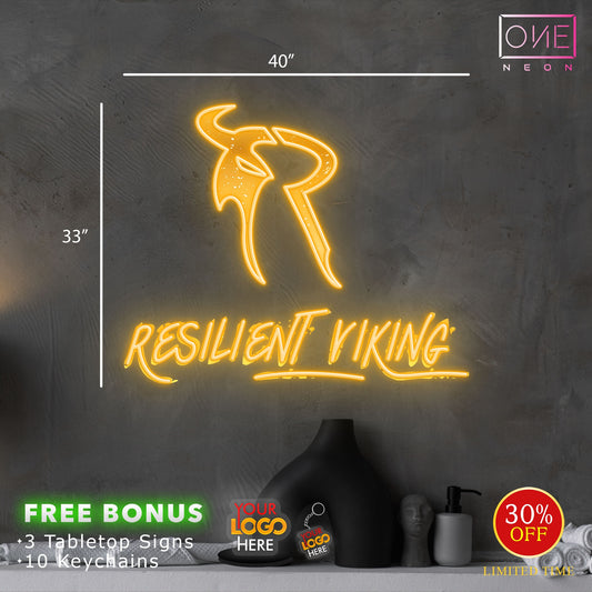 RESILIENT RIKING | Led Neon Sign (2 signs)
