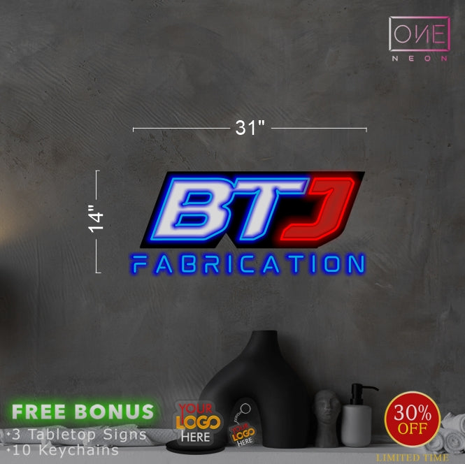 BTJ logo | Led Neon Sign