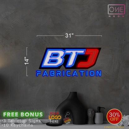 BTJ logo | Led Neon Sign