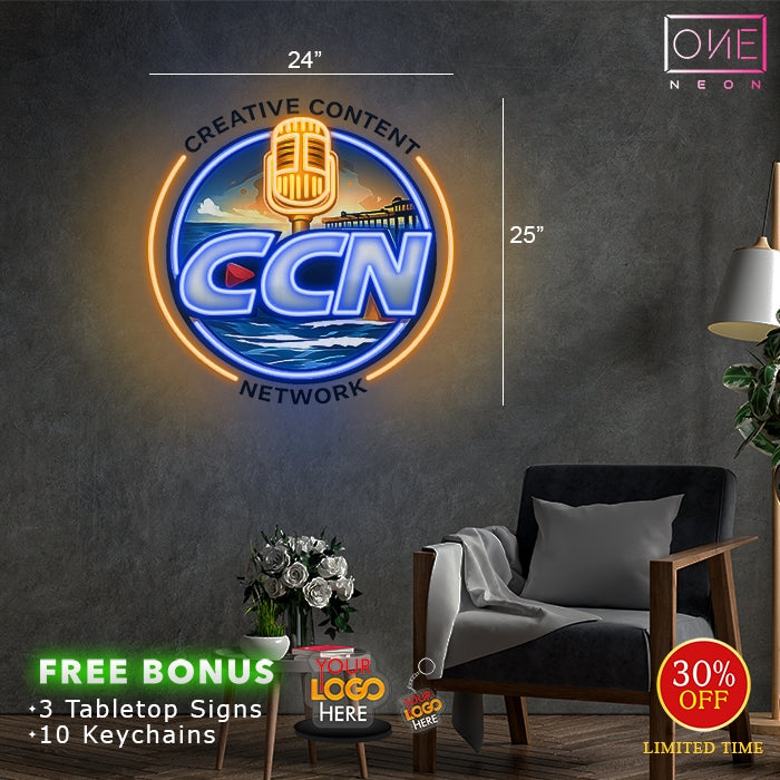CCN logo | LED Neon Sign