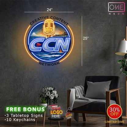CCN logo | LED Neon Sign