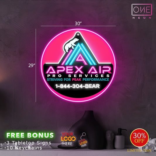 APEX AIR PRO SERVICES | Led Neon Sign