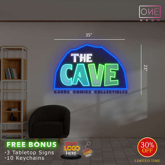 THE CAVE | LED Neon Sign