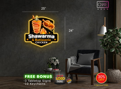 Shawarma logo | Led Neon Sign
